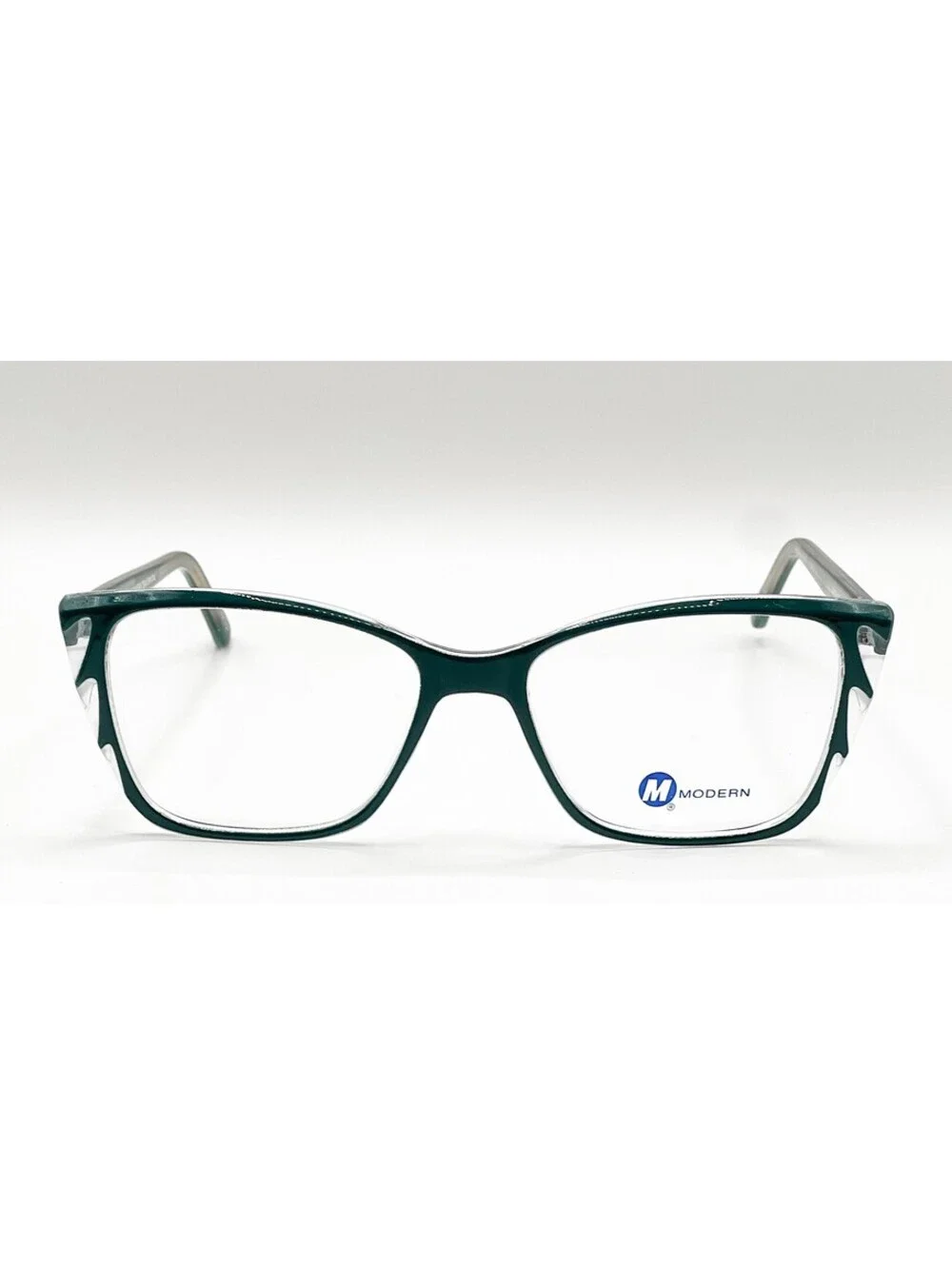 Modern Maeve Teal Crystal Cat Eye Authentic Eyeglass Frames 55-17-145